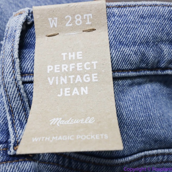 Madewell The Tall Perfect Vintage Jean in Banner Wash, 28T - Picture 14 of 15